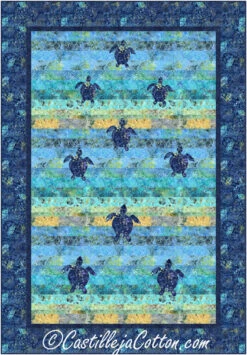 Turtles Swimming Away Quilt Pattern