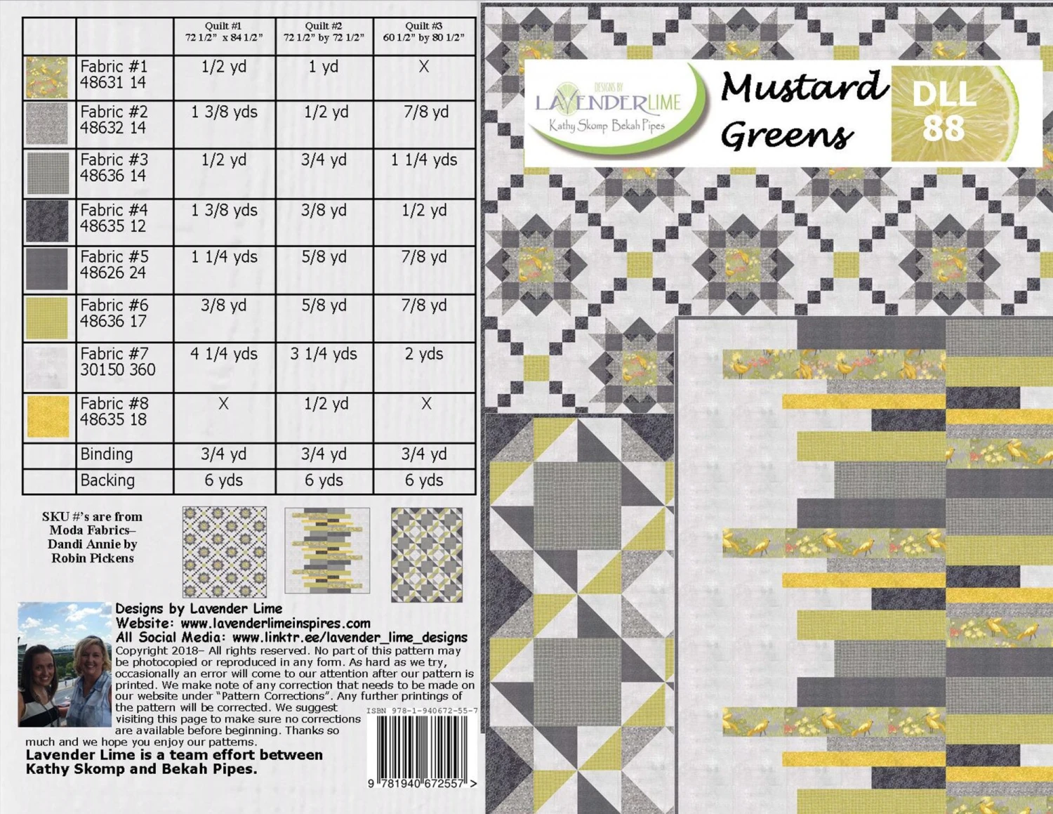 Mustard Greens Downloadable Pattern 3 Mustard Greens Downloadable Pattern