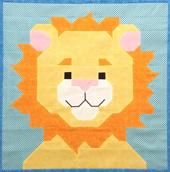 Leo The Lion Quilt Pattern 3 Leo The Lion Quilt Pattern
