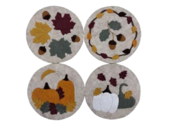 Autumn Coasters Downloadable Pattern