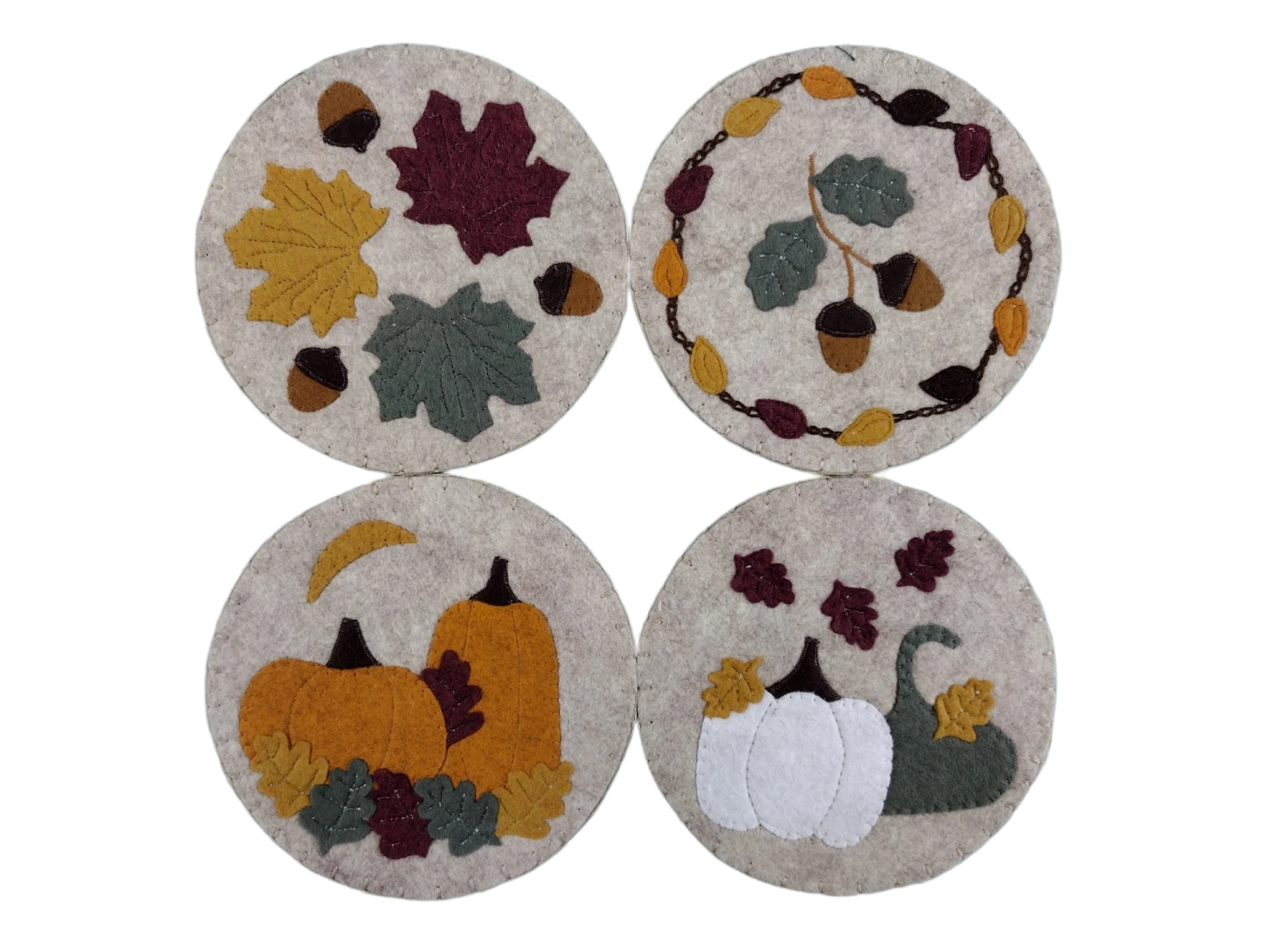 Autumn Coasters Downloadable Pattern 3 Autumn Coasters Downloadable Pattern