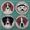 Dog Coasters Downloadable Pattern 1 Dog Coasters Downloadable Pattern -Qbpn dog coasters kit 3
