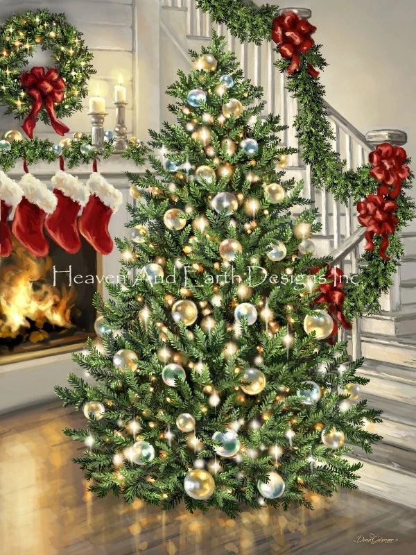 Merry And Bright Cross Stitch By Dona Gelsinger 4 Merry And Bright Cross Stitch By Dona Gelsinger - Image 2