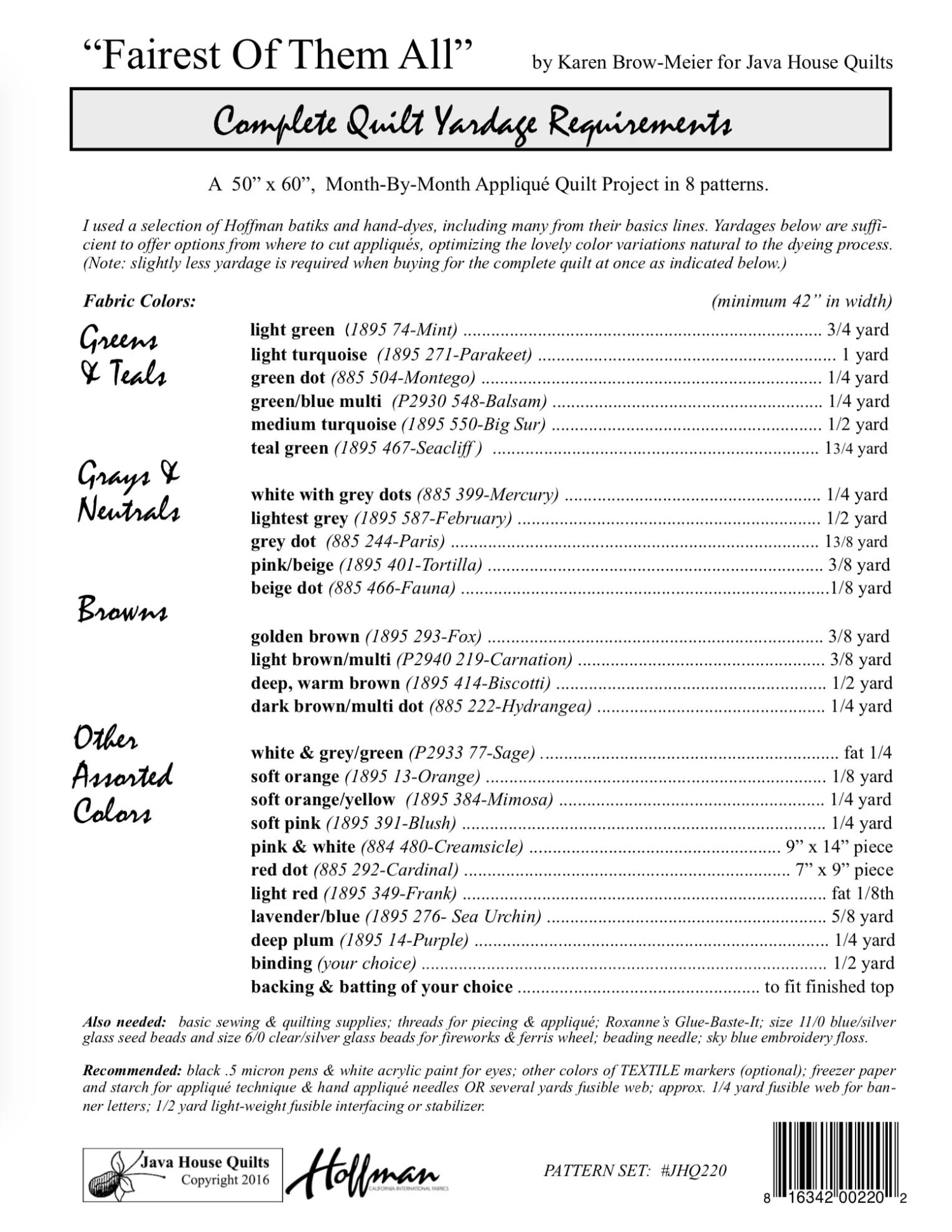 Fairest Of Them All BOM 4 Fairest Of Them All BOM - Image 2