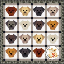 Dog Days, Labrador Downloadable Pattern