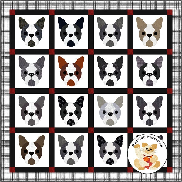 Dog Days, Boston Downloadable Pattern 3 Dog Days, Boston Downloadable Pattern