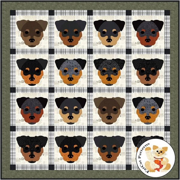 Dog Days, Rottweiler Downloadable Pattern 3 Dog Days, Rottweiler Downloadable Pattern