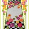Field Of Flowers Table Runner Downloadable Pattern -Qbpn fieldofflowers tablerunner01