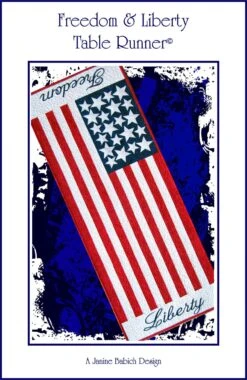 Freedom & Liberty Table Runner Downloadable Pattern
