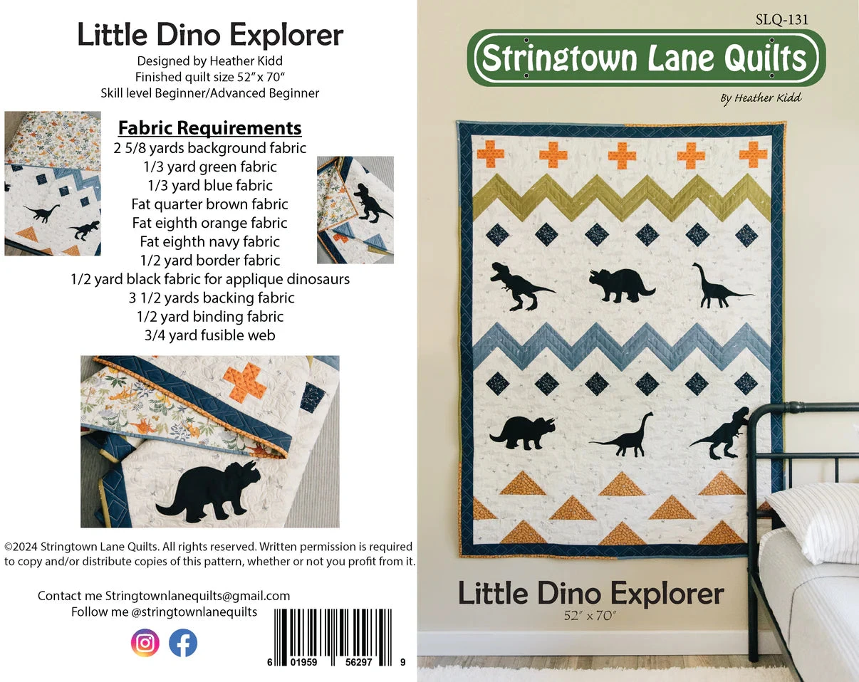 Little Dino Explorer Downloadable Pattern 4 Little Dino Explorer Downloadable Pattern - Image 2