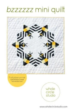 Bzzzzzz Mini Quilt -Qbpn full 8400 189204 Bzzzzzzminiquilt 1
