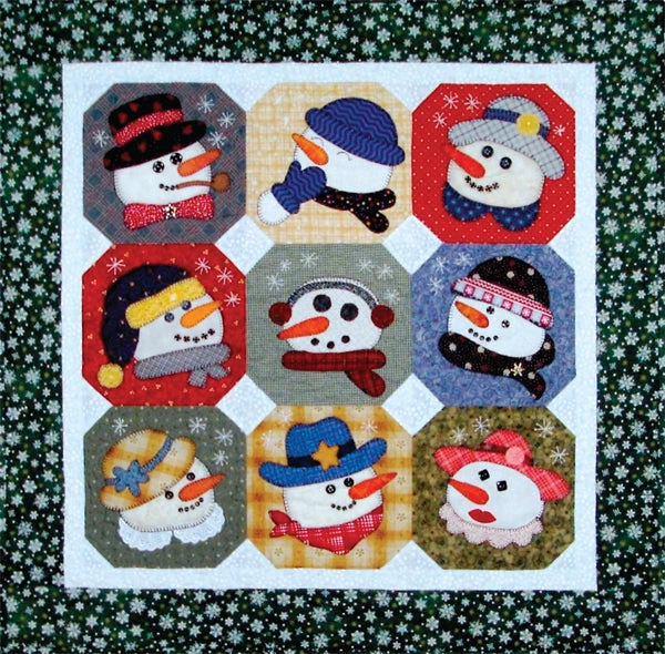 Snowman Paper Dolls Quilt Pattern 3 Snowman Paper Dolls Quilt Pattern