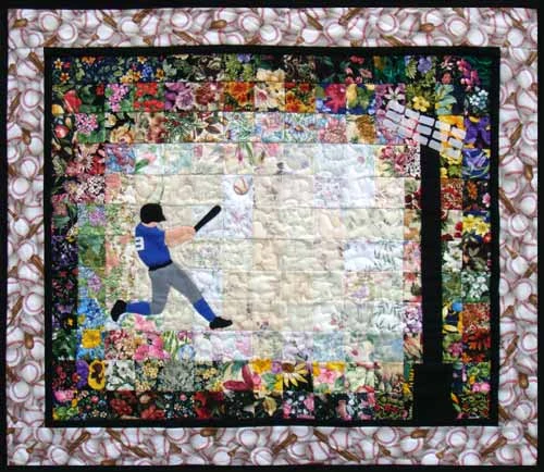 “Home Run” Watercolor Quilt Kit 3 “Home Run” Watercolor Quilt Kit