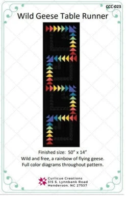 Wild Geese Table Runner Downloadable Pattern