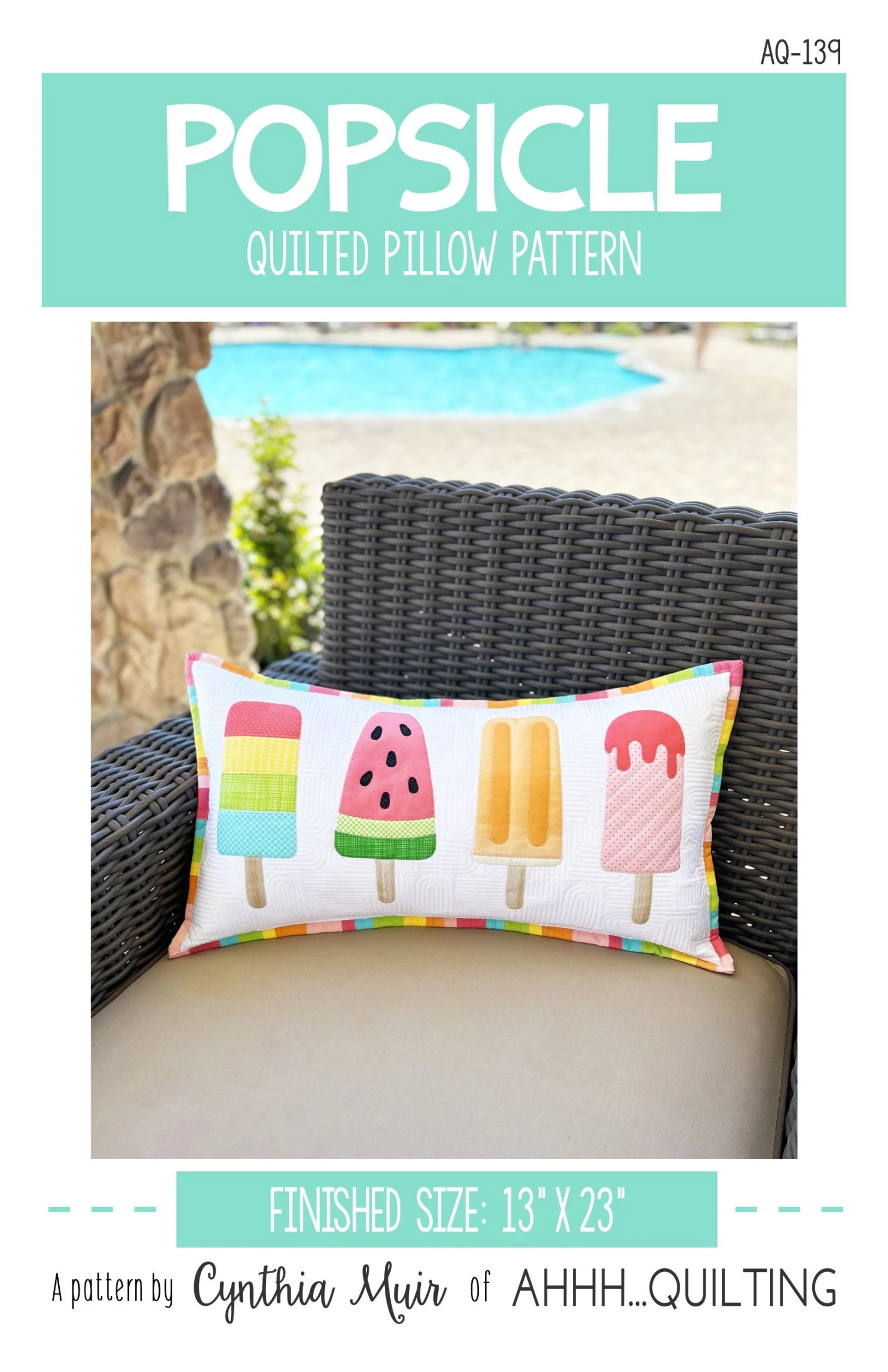 Popsicle Pillow Downloadable Pattern 3 Popsicle Pillow Downloadable Pattern