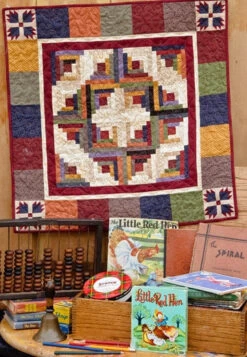 Little Quilts In The Coop - Book One -Qbpn log 20cabins 20and 20bears