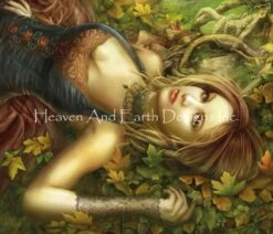 Mantle Of Leaves Cross Stitch By Cris Ortega