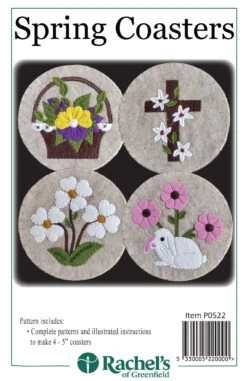 Spring Coasters Downloadable Pattern