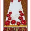 Poinsettia Table Runner Downloadable Pattern -Qbpn poinsettia tablerunner01
