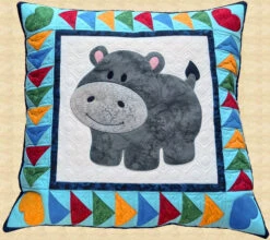Happy Hippo Pillow Pattern