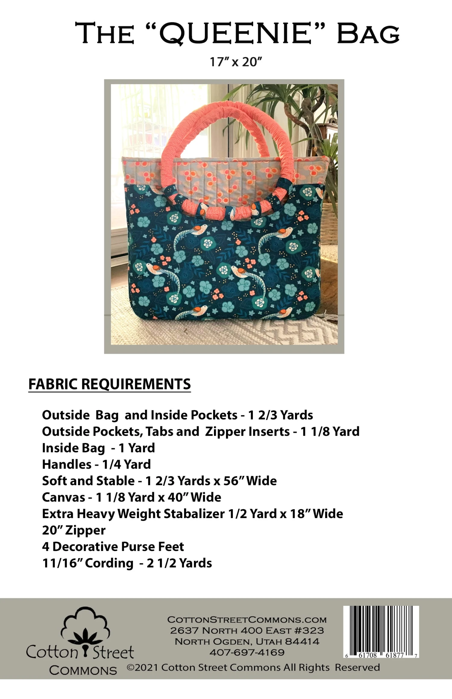 The Queenie Bag Downloadable Pattern 4 The Queenie Bag Downloadable Pattern - Image 2