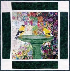 “Rachel’s Bird Garden” Block #6: Goldfinch