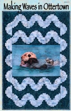 Making Waves In Ottertown Quilt Pattern