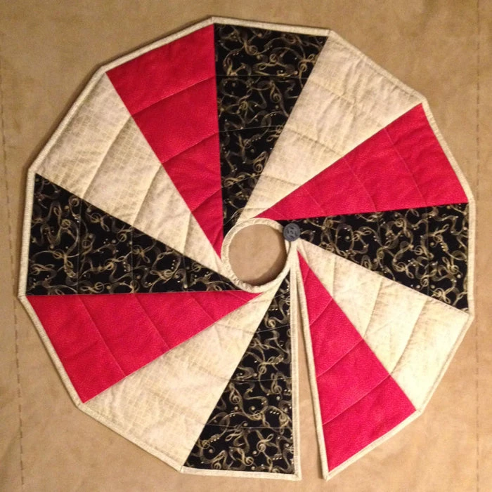 Modern Two Sided Tree Skirt Downloadable Pattern 5 Modern Two Sided Tree Skirt Downloadable Pattern - Image 3