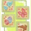 Spring Fling Coaster Set Downloadable Pattern -Qbpn springflingcoasters01