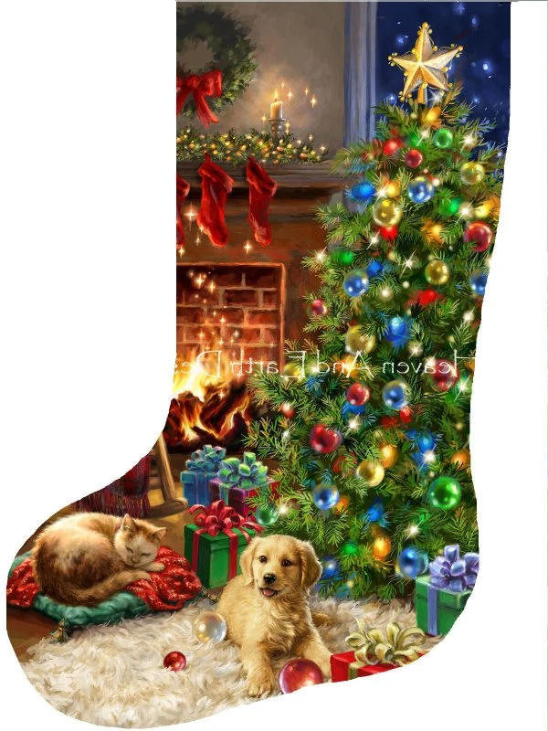 Stocking Cozy Christmas Flip Cross Stitch By Dona Gelsinger 4 Stocking Cozy Christmas Flip Cross Stitch By Dona Gelsinger - Image 2