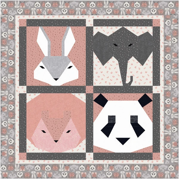 Fuzzy Friends Quilt Pattern 3 Fuzzy Friends Quilt Pattern