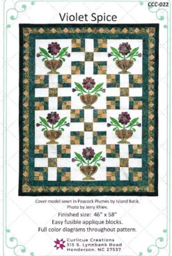 Violet Spice Downloadable Pattern